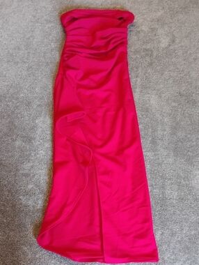 Saints + Secrets Strapless Ruffle Dress